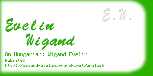 evelin wigand business card